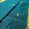 Maheswari Cotton Sarees (Peacock Green-Red) - Image 5