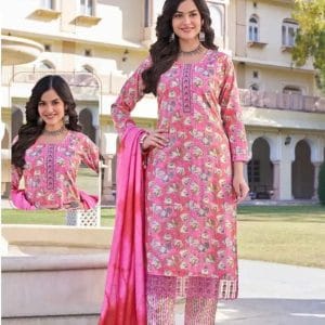 Aahana 3-pc Suits (Pink 2)