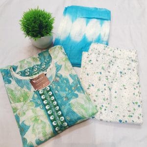 Aahana 3-pc Suits (Turquoise)