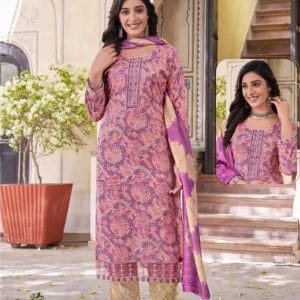 Aahana 3-pc Suits (Mulberry)