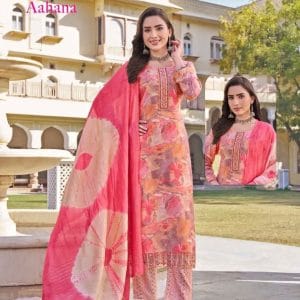 Aahana 3-pc Suits (Pink)