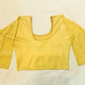 Stretchable Cotton Blouse (Gold)