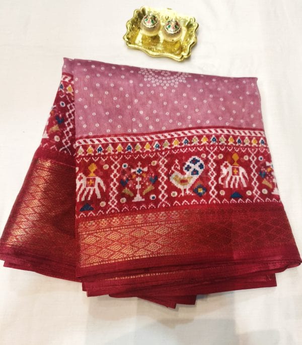 Dola Cotton Sarees (Pink)