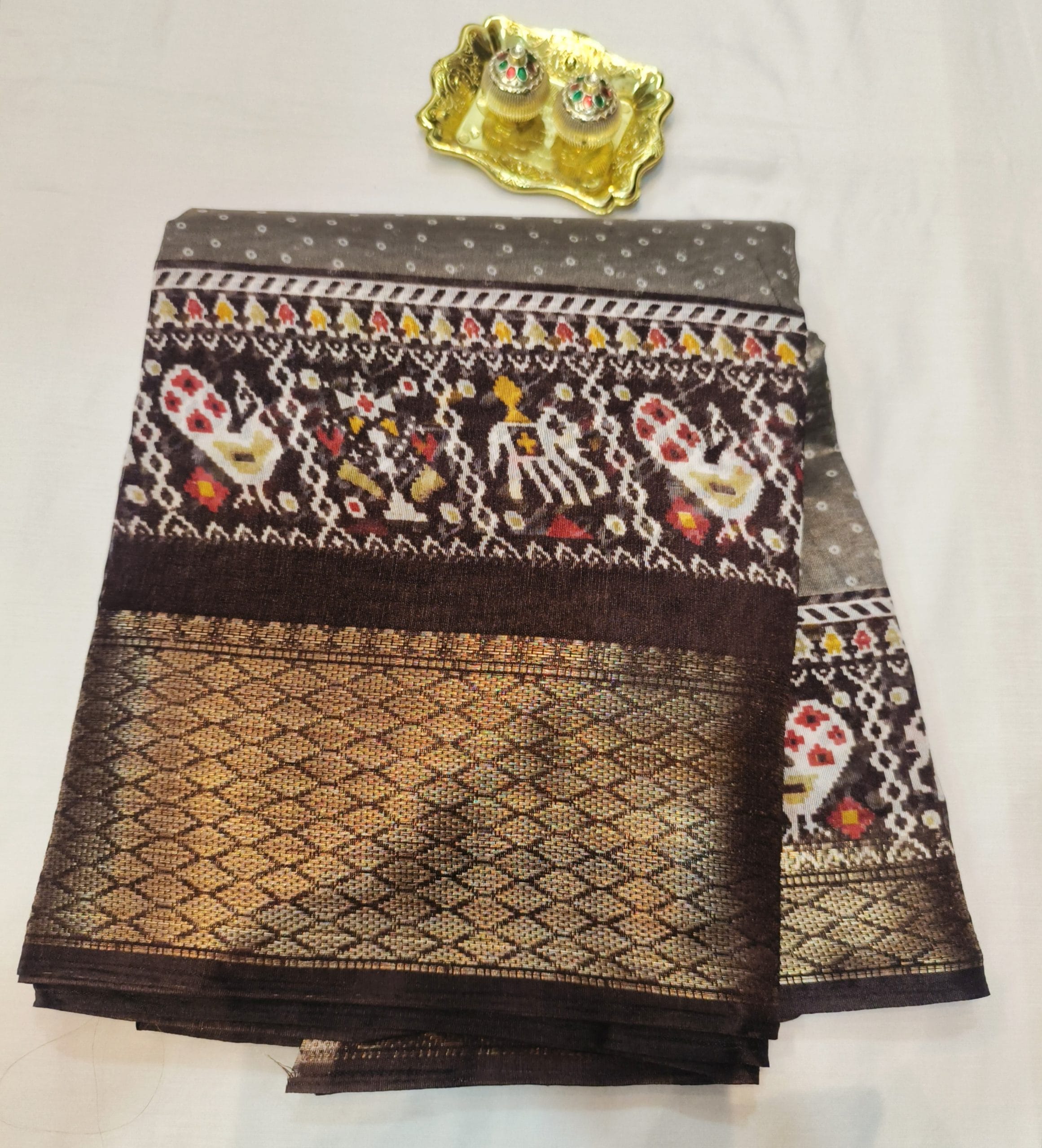 Dola Cotton Sarees (Sandy Grey)