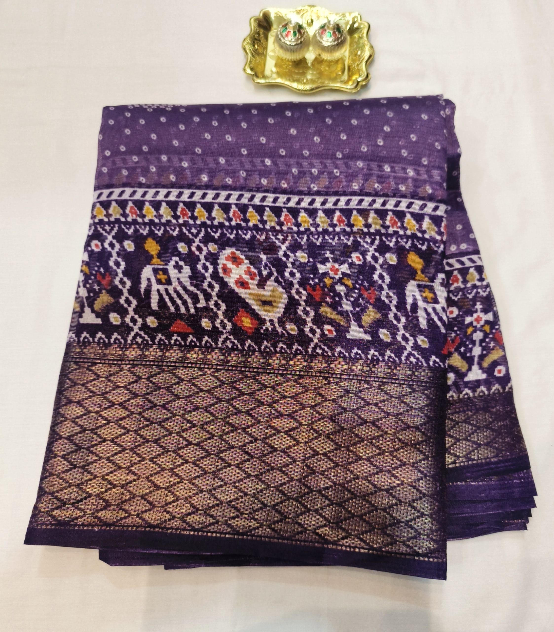 Dola Cotton Sarees (Purple)