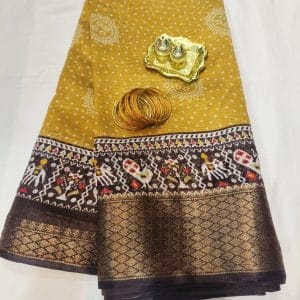 Dola Cotton Sarees (Mustard)