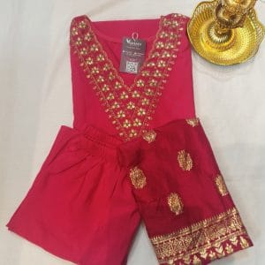 Diya 3 pc Suits (Hotpink) PREORDER