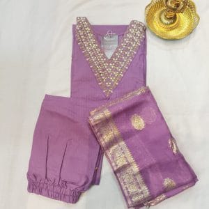 Diya 3 pc Suits (Lavender)