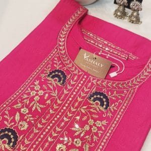 Avantika V-Neck Kurtis (Purple)