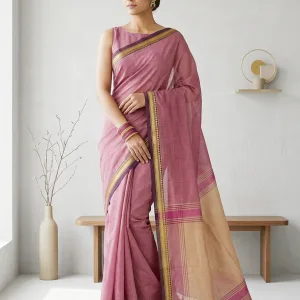 Samruddhi - Narayanpet Cotton Sarees (Turkish Pink)
