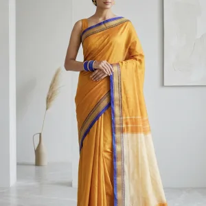 Samruddhi - Narayanpet Cotton Sarees (Mustard)