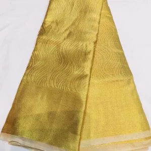 Minnoli Tissue Silk Sarees (Golden 1)